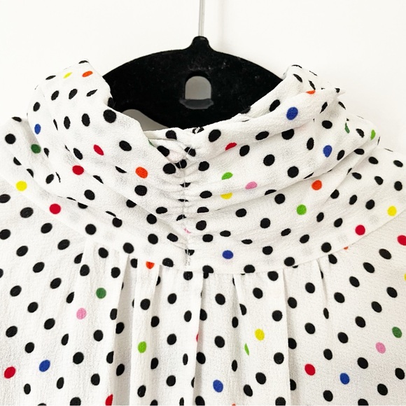 NWOT CHRISTOPHER KANE
Polka Dot Tie Neck Dress - White size 12 - Picture 8 of 16